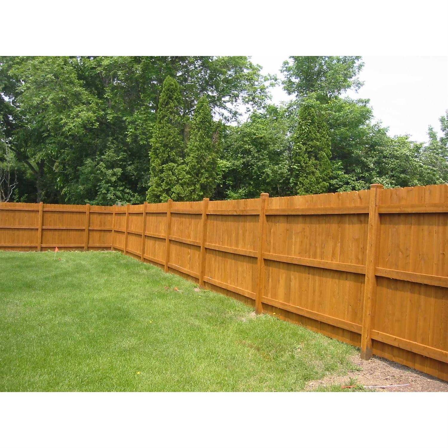 Severe Weather 5/8-in x 5-1/2-in x 6-ft Pressure Treated Southern Yellow Pine Dog Ear Fence Picket - Cheap Fitting