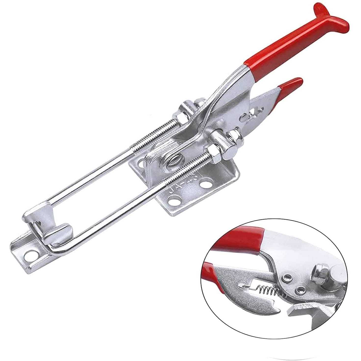 SKYCY 6-Pack 2000lbs Capacity Heavy Duty Toggle Clamps,Adjustable Latch U Bolt Self-lock Toggle Latch Clamp for Tire Carrier Latch.90 Degree Latch Clamp - Cheap Fitting