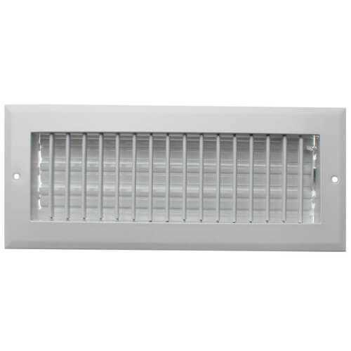 Hart & Cooley 4 White Sidewall/Ceiling Register - Cheap Fitting