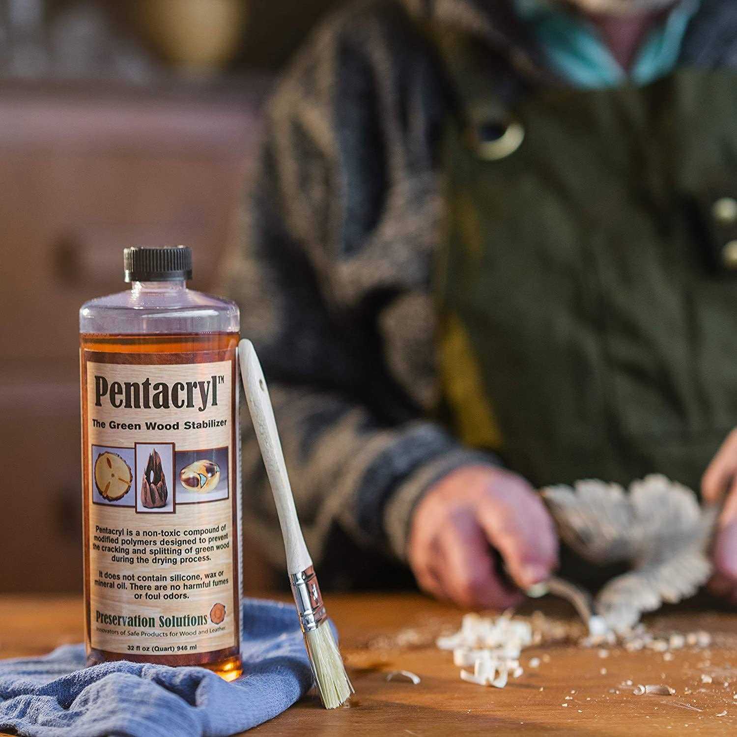 Preservation Solutions Pentacryl Green Wood Stabilizer - Cheap Fitting