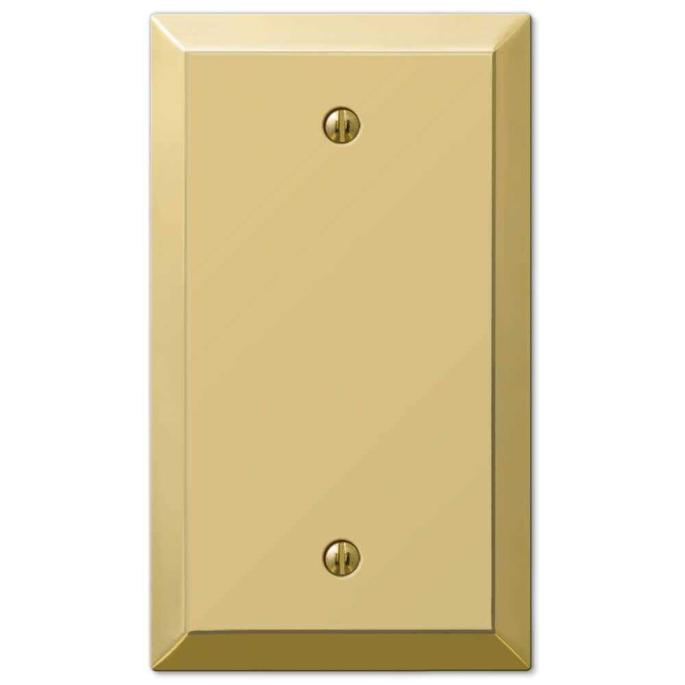 Amerelle Polished Brass Steel 2-Toggle Wall Plate 163TTBR - Cheap Fitting