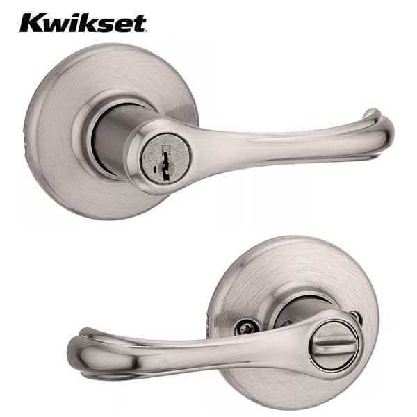 Kwikset 405DNL-15SV1 Dorian Entry Door Lever with SmartKey Finish - Cheap Fitting