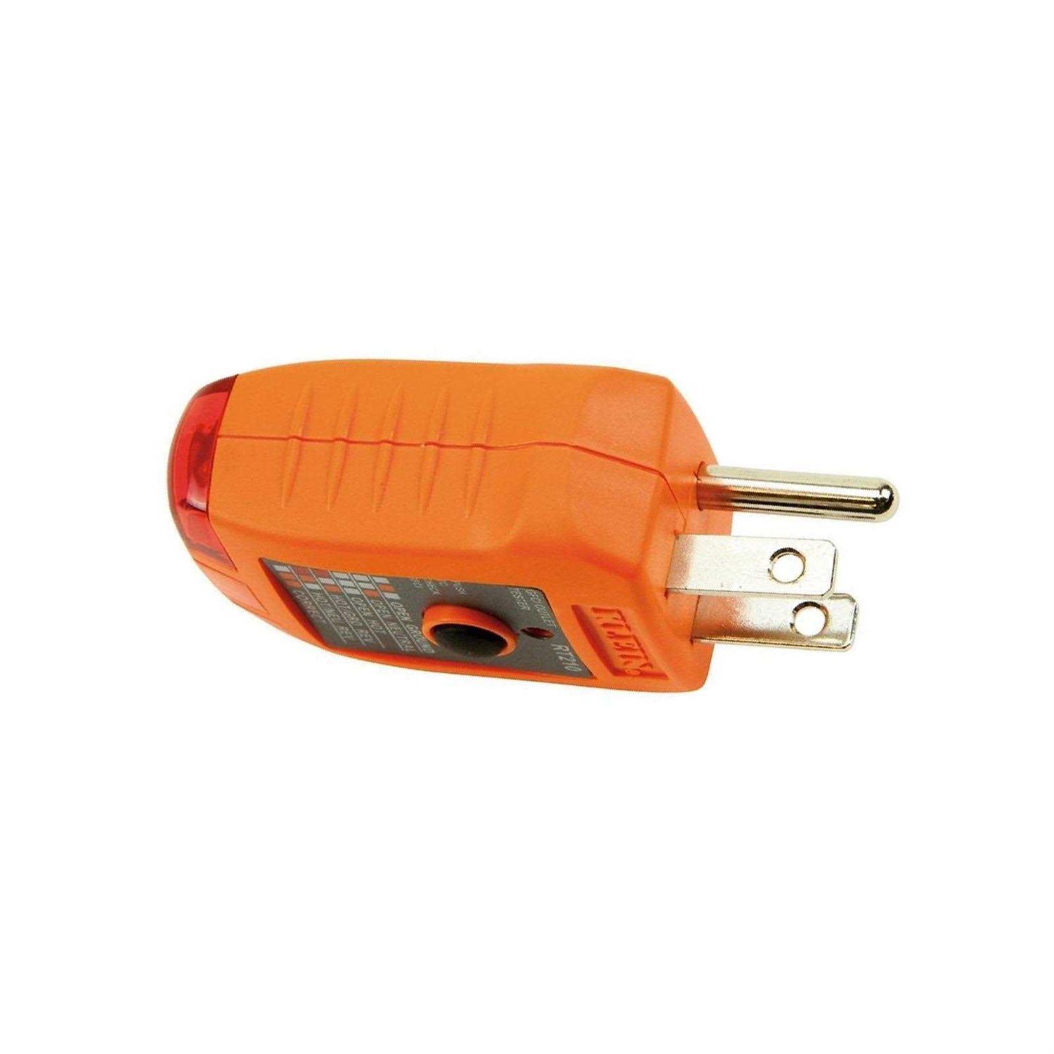 GFCI Receptacle Tester Klein Tools RT210 - Cheap Fitting