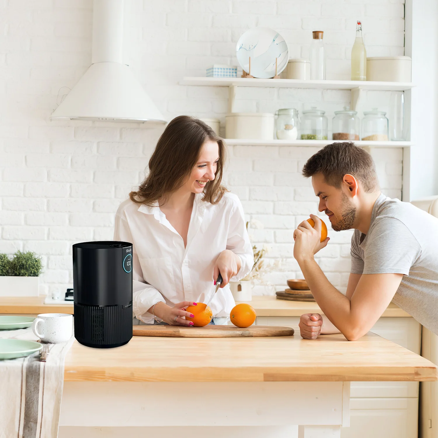 Refurbished Shark HP100 Air Purifier with HEPA Filter, Cleans up to 500 Sq. ft, Suit for Small Bedroom/Office - Cheap Fitting