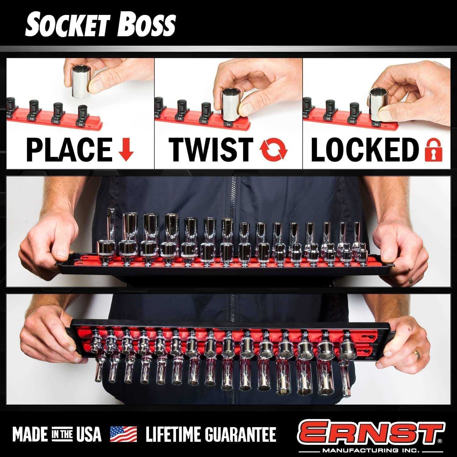 Ernst Manufacturing Socket Boss Combo Pack 8511 - Cheap Fitting