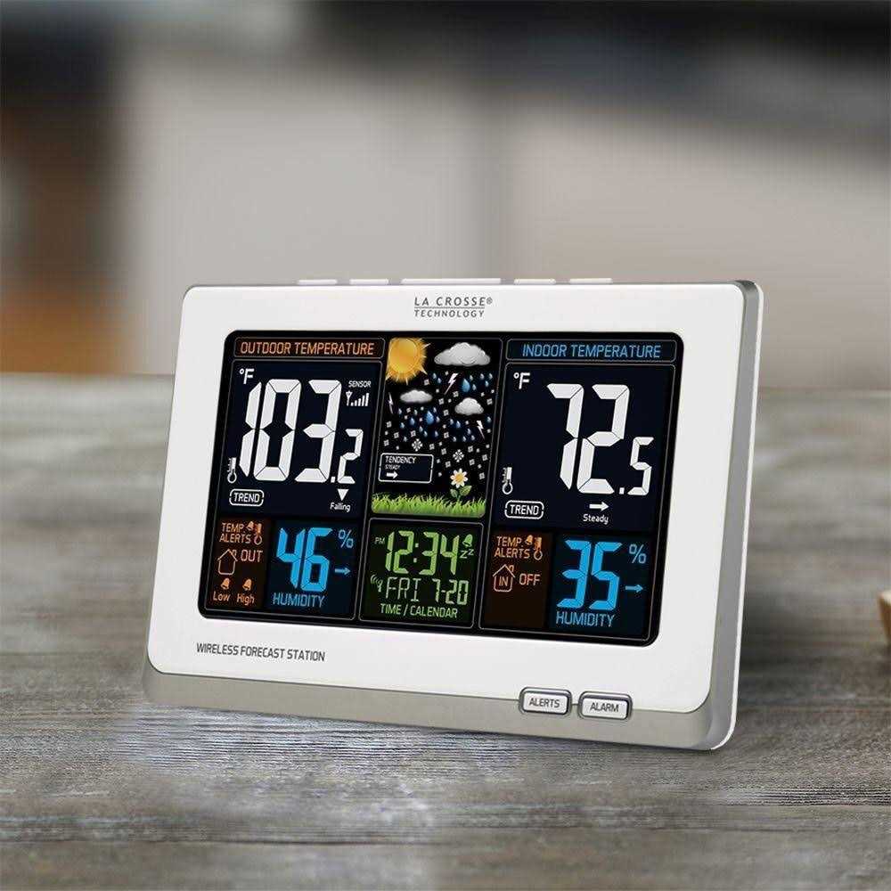 La Crosse Technology 308-1414W Wireless Atomic Digital Color Forecast Station - Cheap Fitting