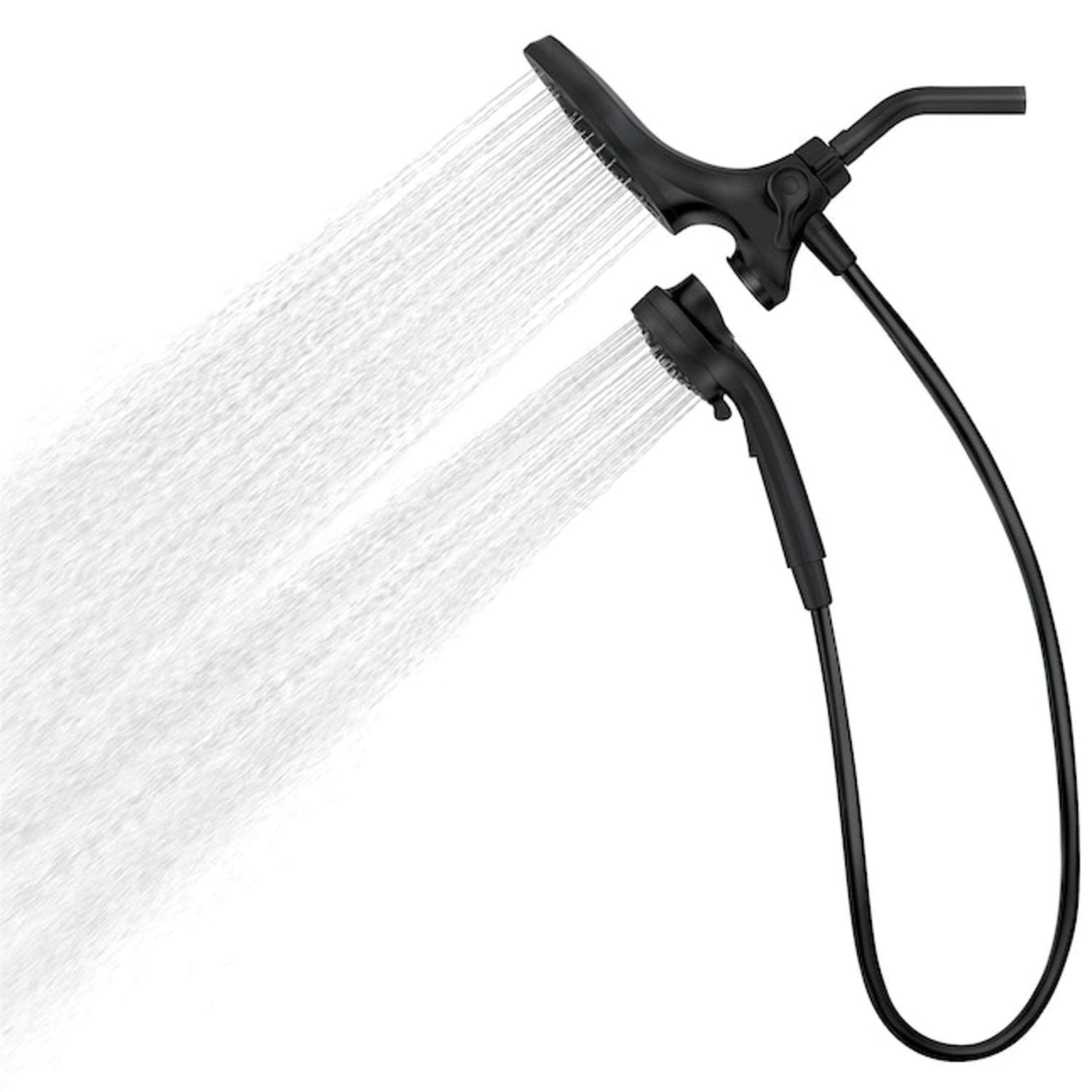 Moen Engage Matte Black Six-Function Showerhead with Handheld Combo 26010BL - Cheap Fitting