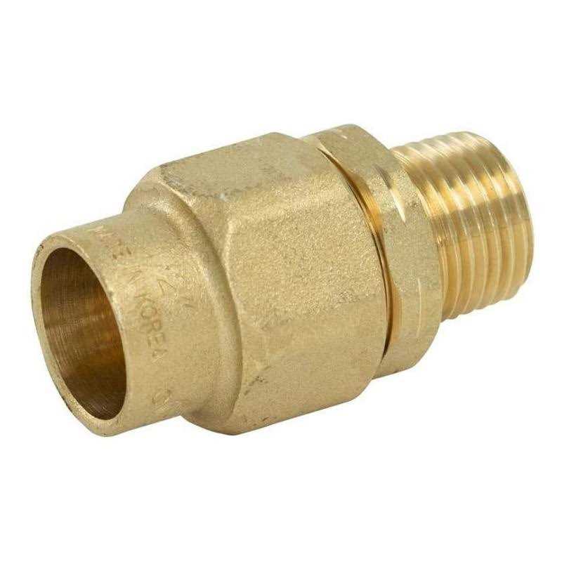 Home-Flex 1/2 in. Compression X 1/2 in. D Male Steel Male Adapter - Cheap Fitting