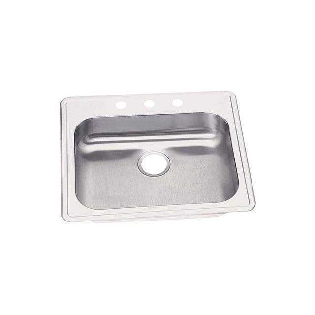 Elkay GE125213 Dayton 25 Stainless Steel Kitchen Sink - Cheap Fitting