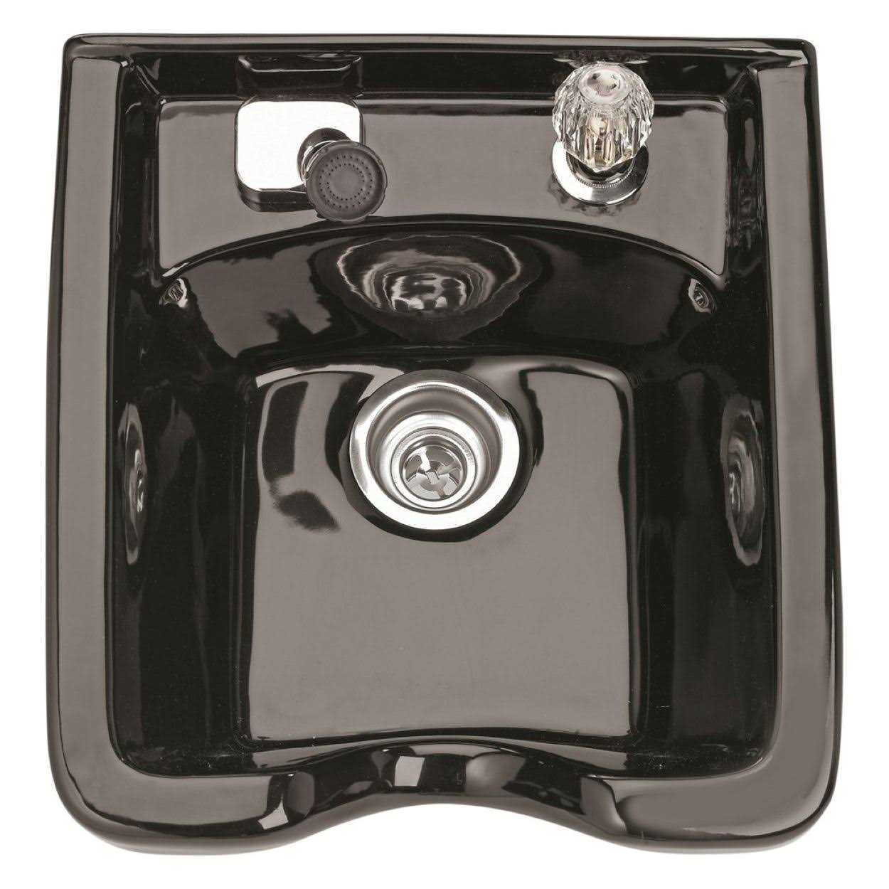 Pibbs Professional Salon Shampoo Bowl with Pibbs 562 Single-handle Faucet - Cheap Fitting