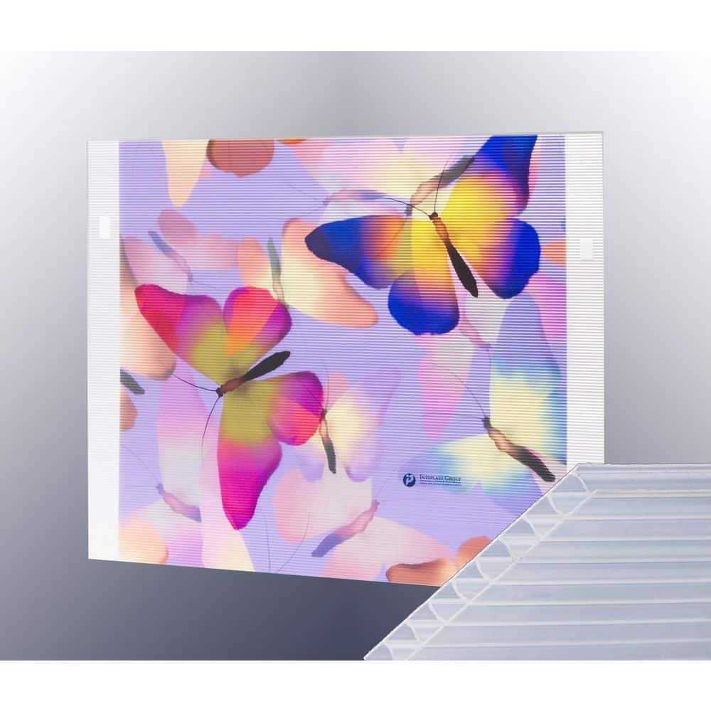 Coroplast 48 in. x 96 in. x .157 in. White Corrugated Plastic - Cheap Fitting