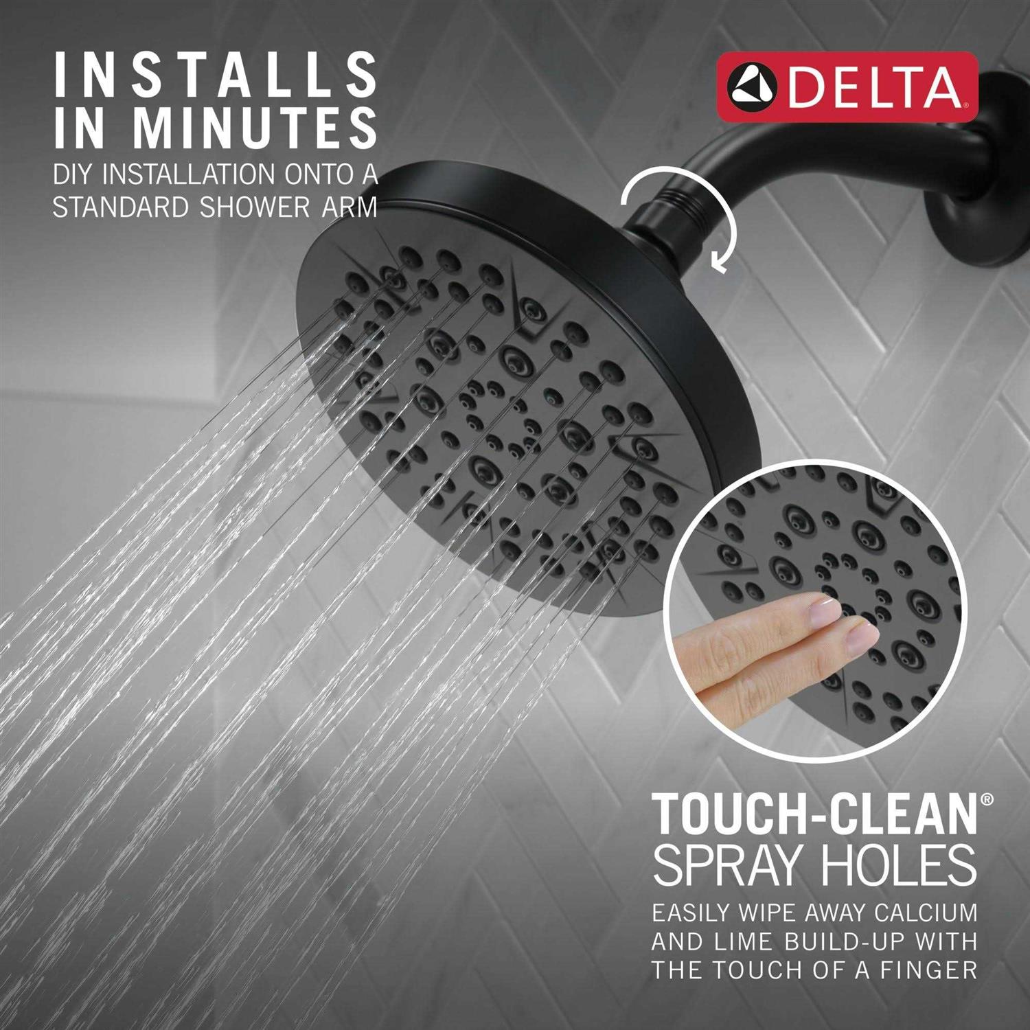 Delta Universal Showering Shower Head 1.75 GPM 5-Setting - Cheap Fitting
