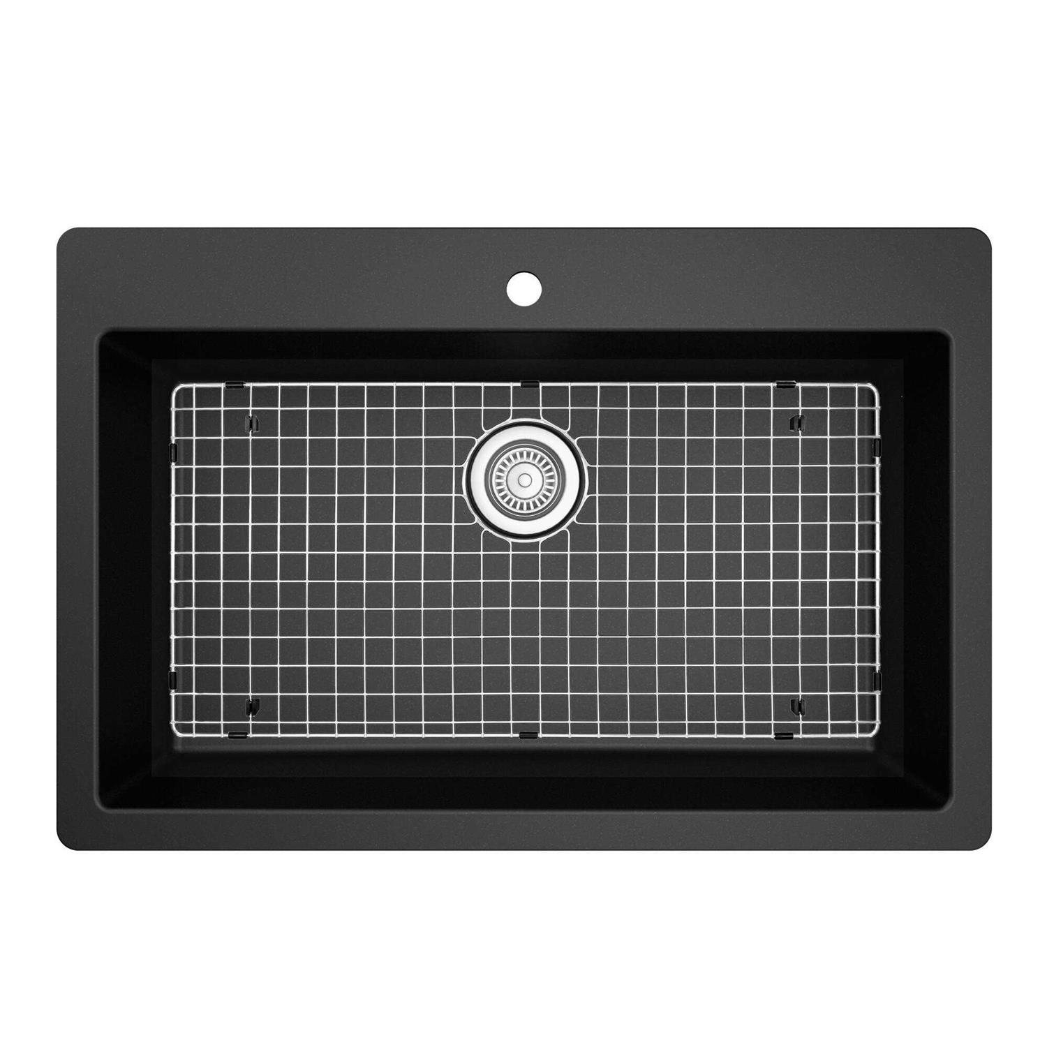 Karran GR-6021 28-1/4 in. x 14-1/4 in. Stainless Steel Bottom Grid fits QT-812 and QU-812 - Cheap Fitting