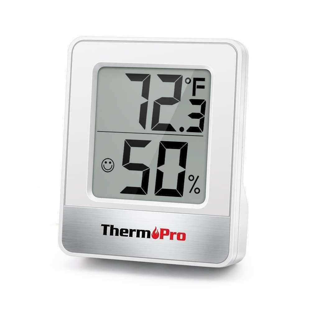 ThermoPro TP49 Digital Hygrometer Indoor Thermometer Humidity Meter Mini Hygrometer Thermometer with Temperature and Humidity Monitor Room - Cheap Fitting
