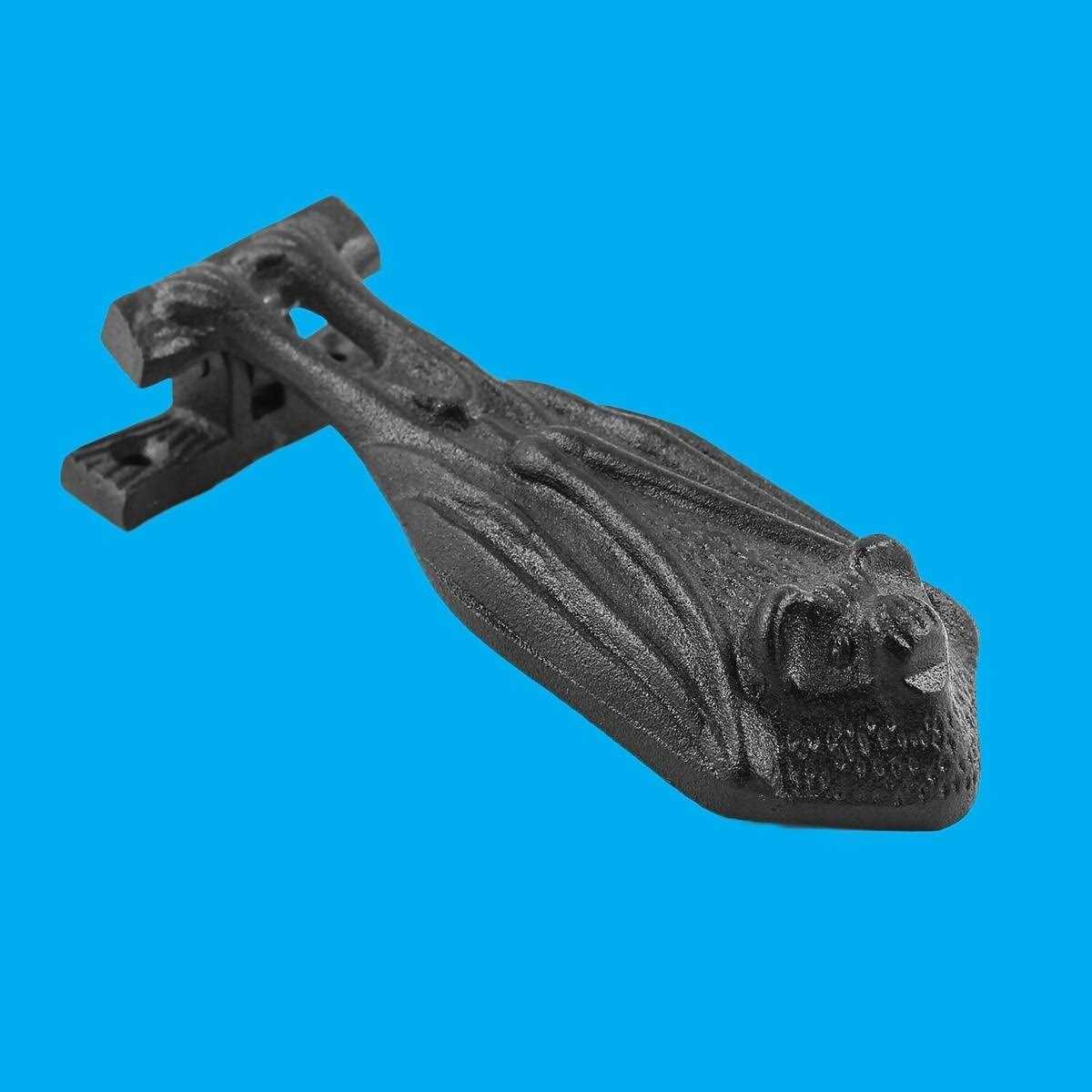 Renovators Supply Black Cast Iron Bat Style Door Knocker 5 H x 2 W Renovators Supply - Cheap Fitting