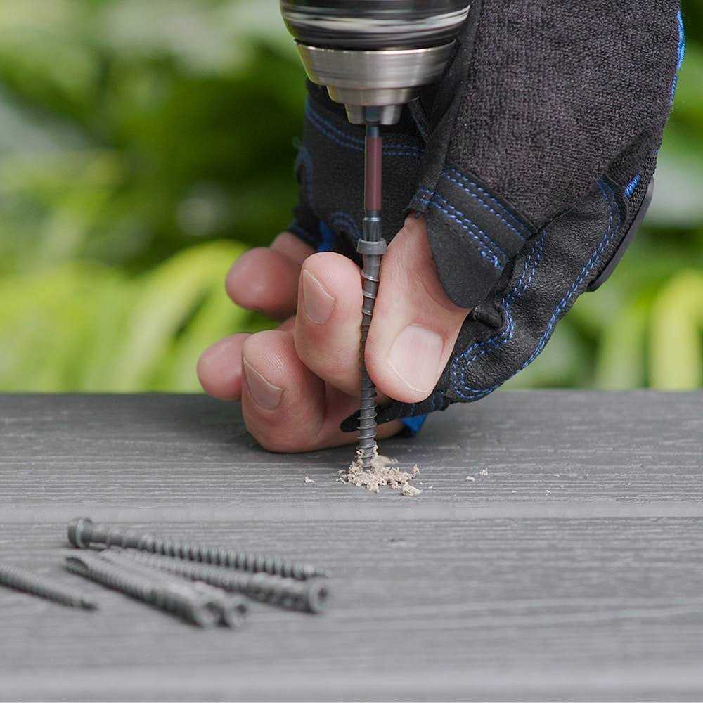 Trex #10 x 2-1/2-in Composite Deck Screws TCM25CS7501 - Cheap Fitting