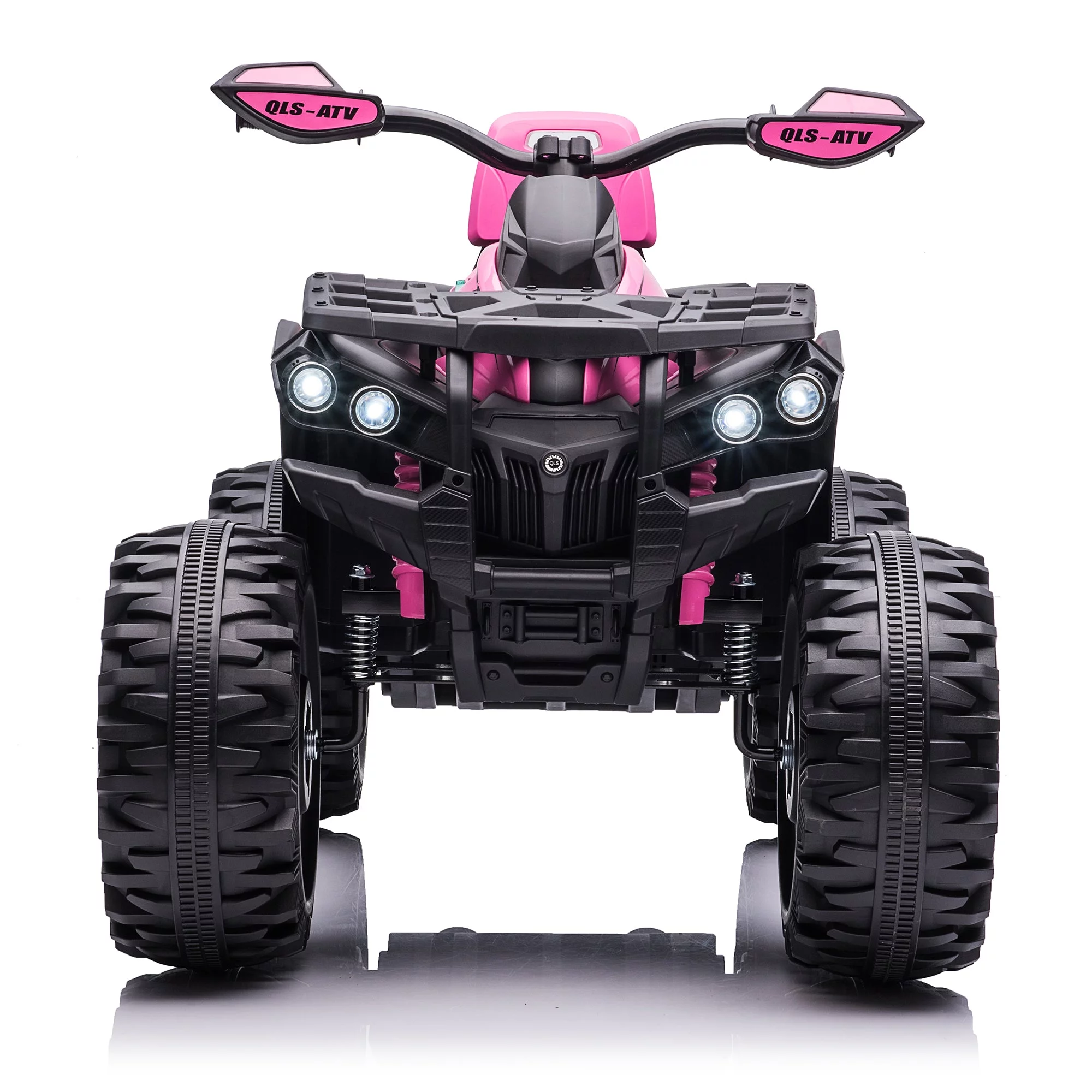 4x4 Kids Ride on ATV, 2 Seater 24 Volt Ride on Toys, 800W 4-Wheeler Quad Car for Big Kids, Black - Cheap Fitting