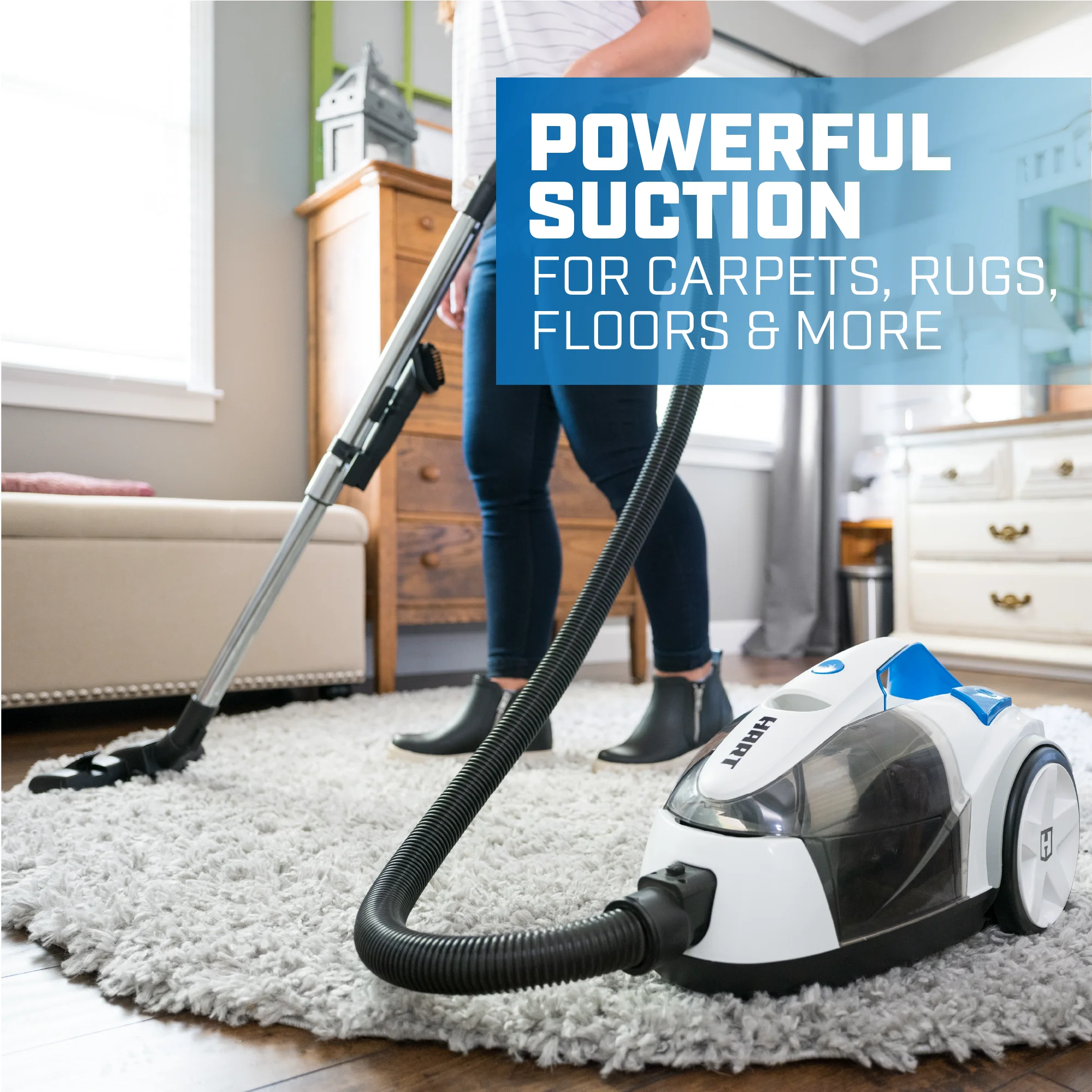 HART Multi-Surface Bagless Canister Vacuum – DC1000 - Cheap Fitting
