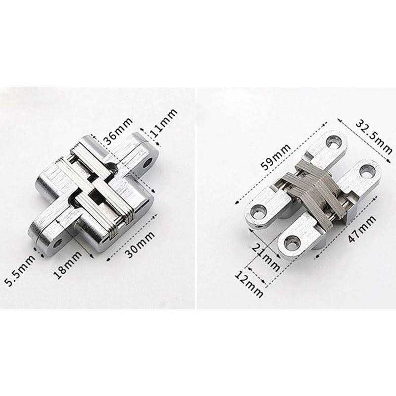 Hidden Door Hinge Stainless Steel - Cheap Fitting