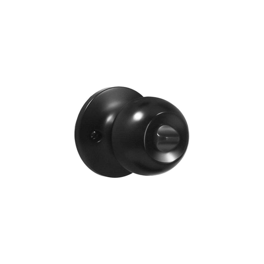 Premier Lock Matte Black Entry Door Knob with 4 KW1 Keys Keyed Alike EL11-2 - Cheap Fitting