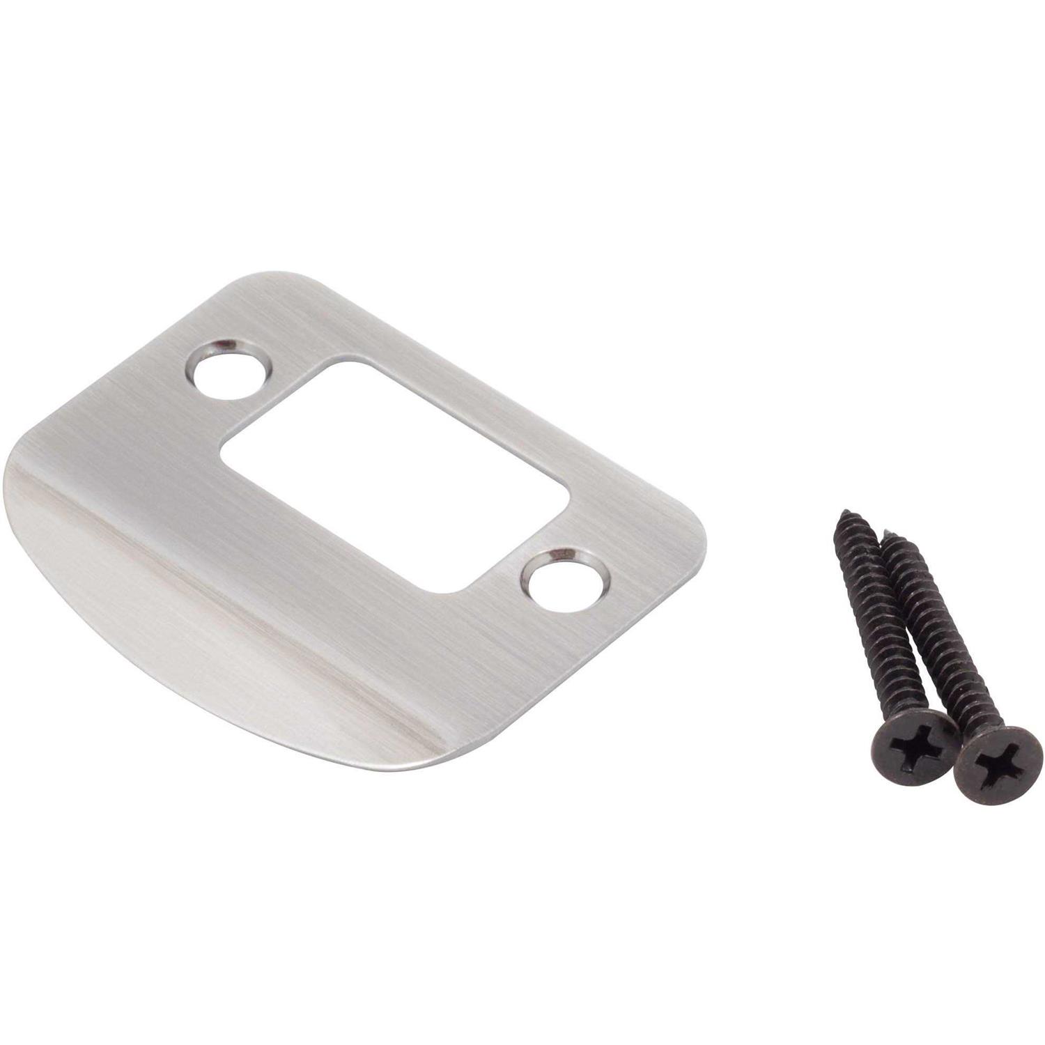 Stone Harbor Hardware Full Lip Round Corner Deadbolt Strike Plate 2-1/4 Inches - Cheap Fitting