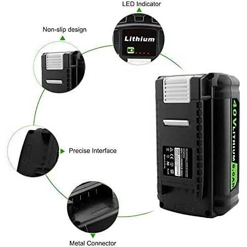 ADVNOVO 40V 5.0Ah Lithium-Ion OP4050A Battery Compatible with Ryobi 40V Battery OP4015 OP4026 OP40201 OP40261 OP4030 OP40301 OP4040 OP4050 OP40501 - Cheap Fitting