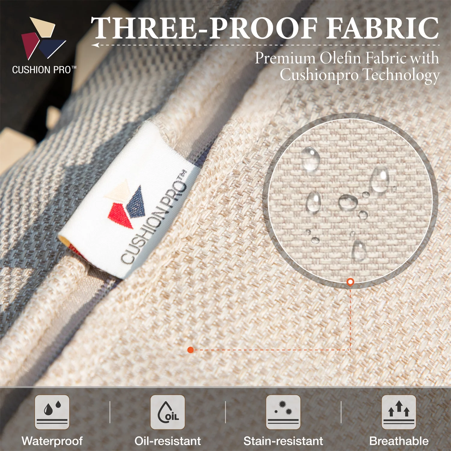 MF Studio 5-Seat Patio Conversation Set Metal Outdoor Furniture Sofa Set for 5 Person Beige - Cheap Fitting