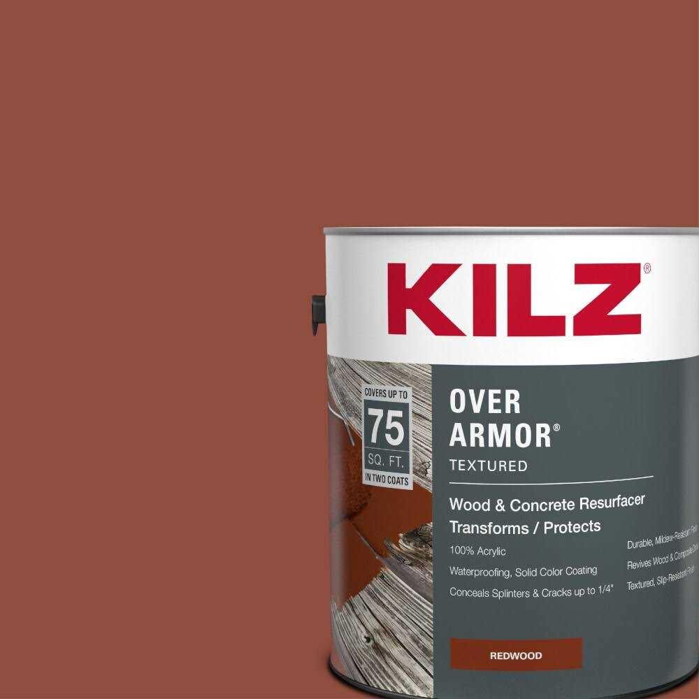 KILZ Coating Over Armor Concrete Wood - Cheap Fitting