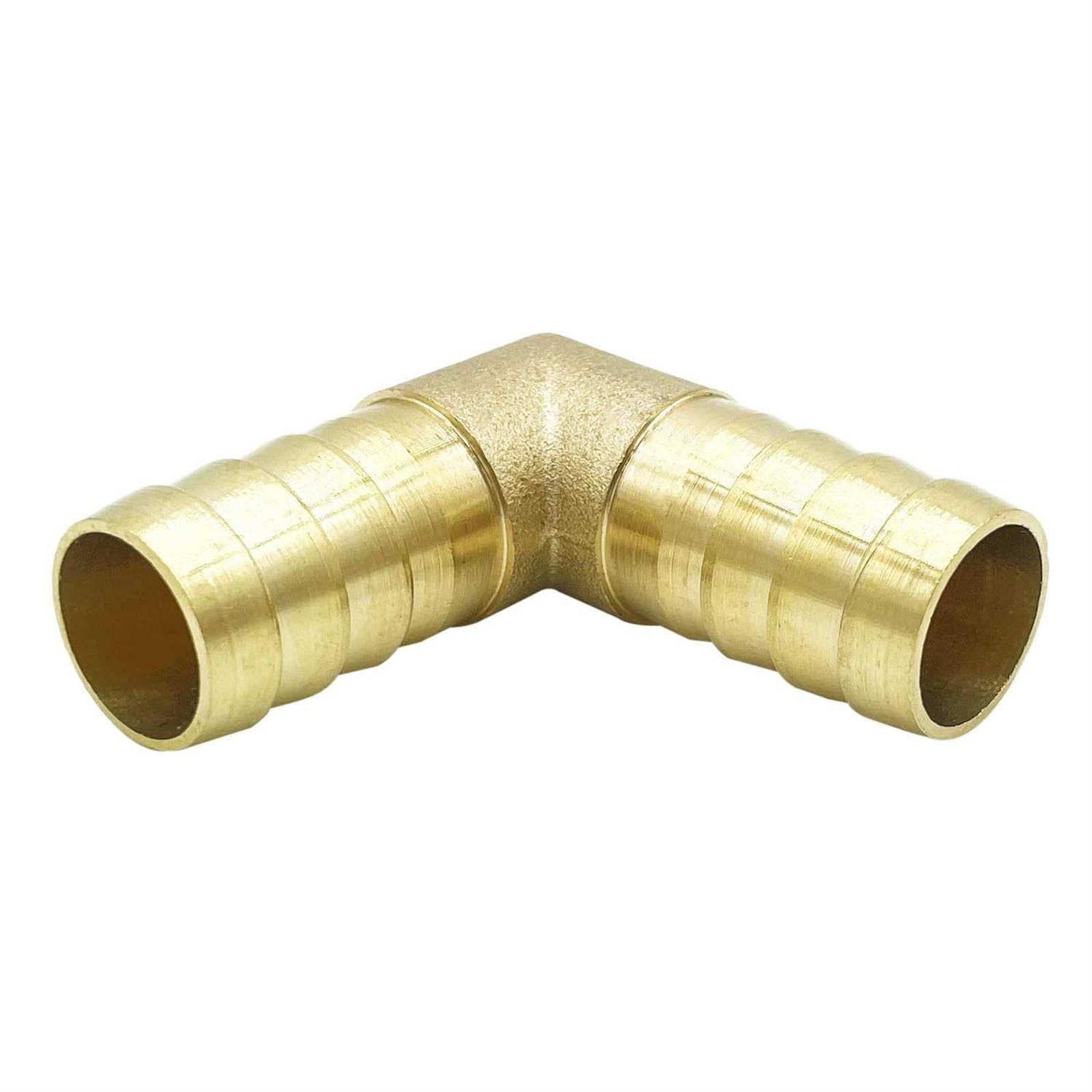 Metaland Brass Hose Barb Elbow 90 Degree L Right Angle Barbed Fitting Water Fuel Air - Cheap Fitting