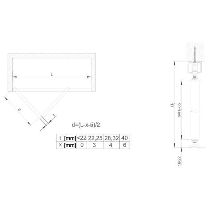 Bifold Door Hardware Kit 47-inch Track for 2 Folding Panels Up to 55lbs - Cheap Fitting