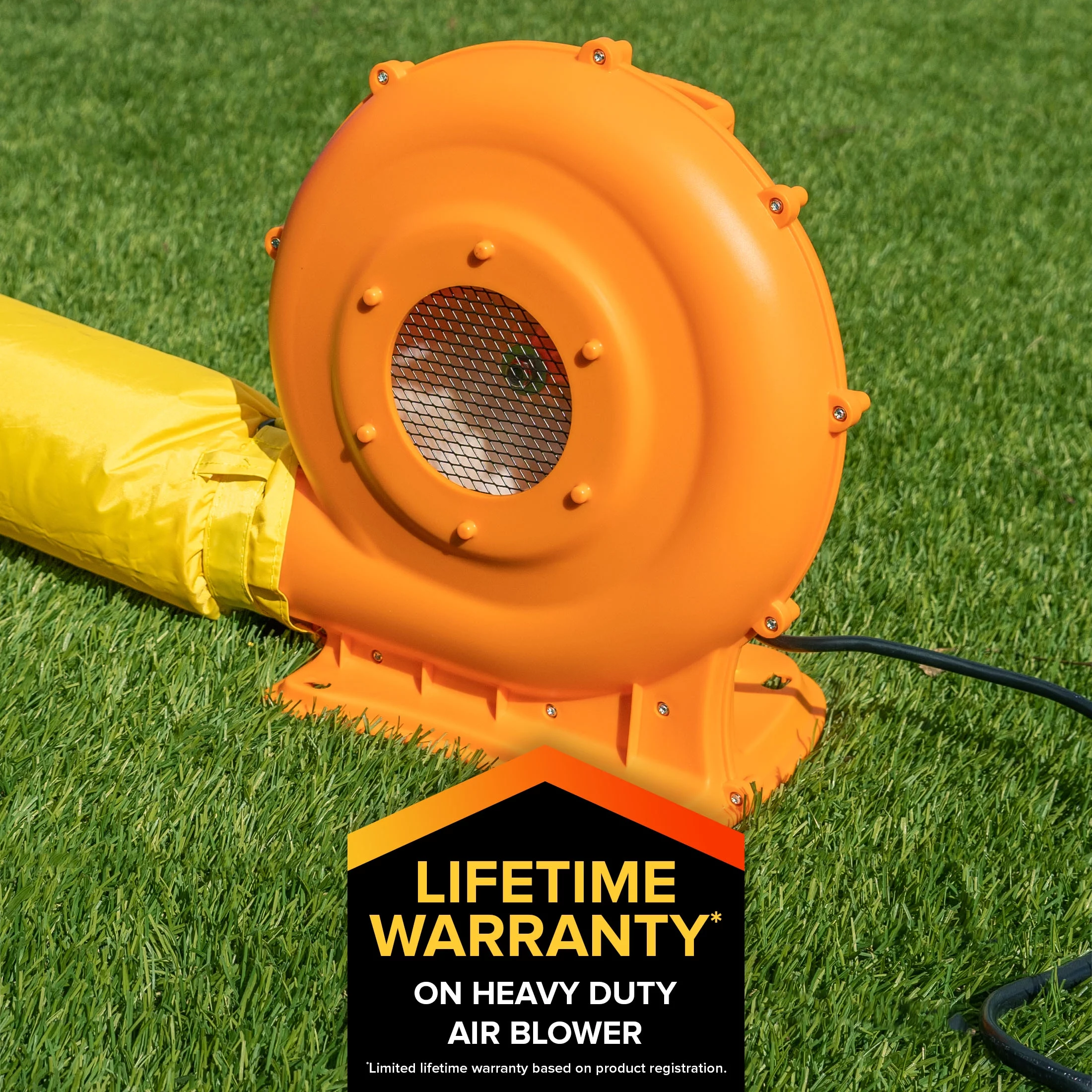 Sportspower My First Inflatable Water Slide with Lifetime Warranty on Heavy Duty Blower - Cheap Fitting