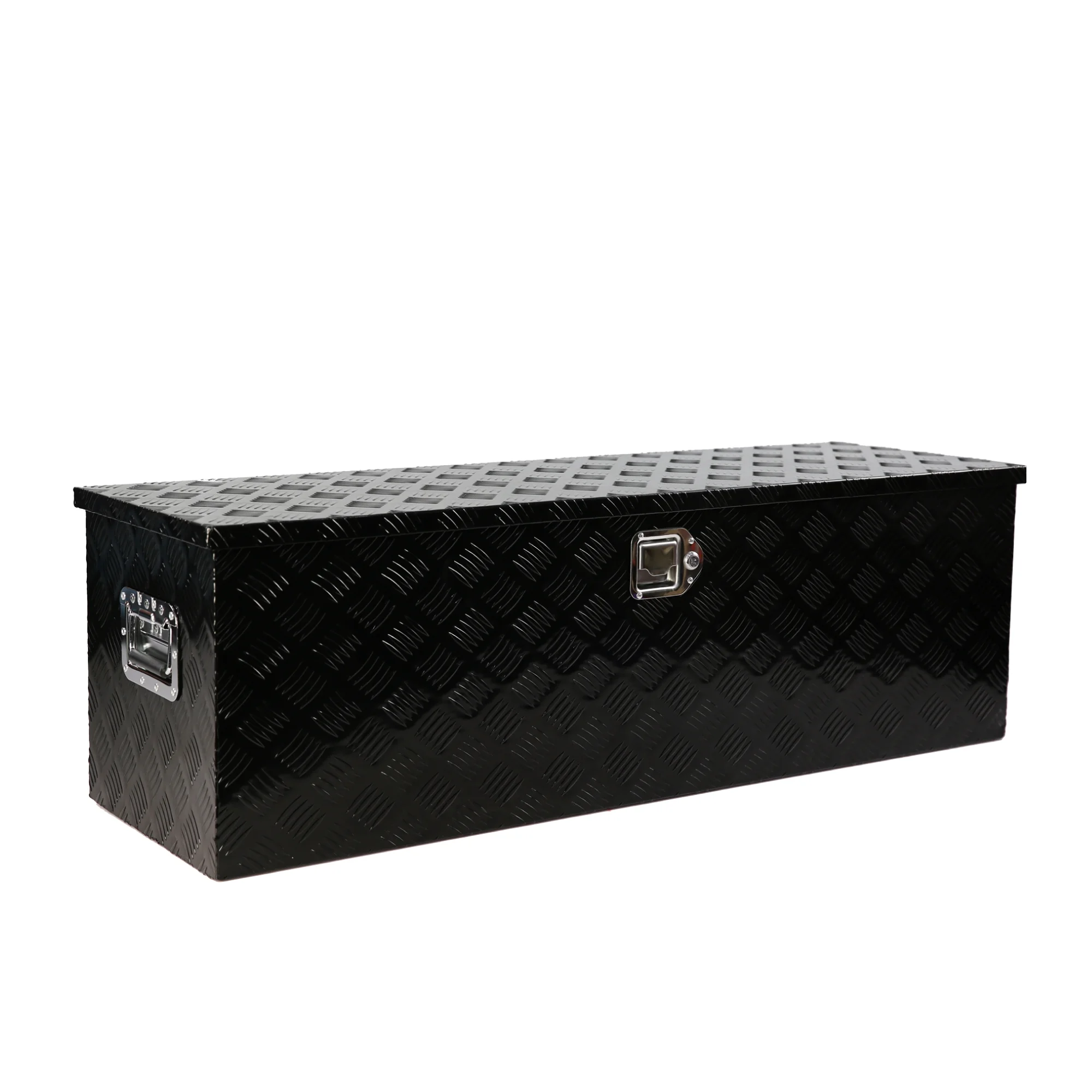 Aluminum 5 Bar Tread Tool Box with Lock Keys, Waterproof Truck Storage Box Organizer - Cheap Fitting