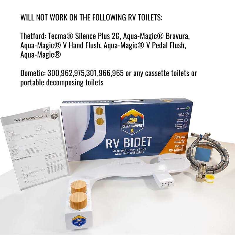 RV Bidet from Clean Camper Self Cleaning - Cheap Fitting