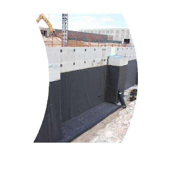 78 in. x 61.5 ft. DamPro XL Waterproof Moisture Barrier Foundation Wrap/Floor Underlayment - Cheap Fitting
