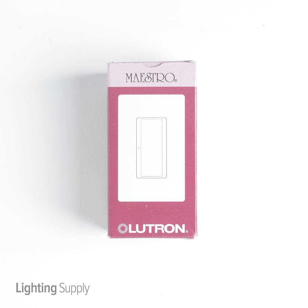 Lutron MA-S8AM Maestro Digital Switch - Cheap Fitting