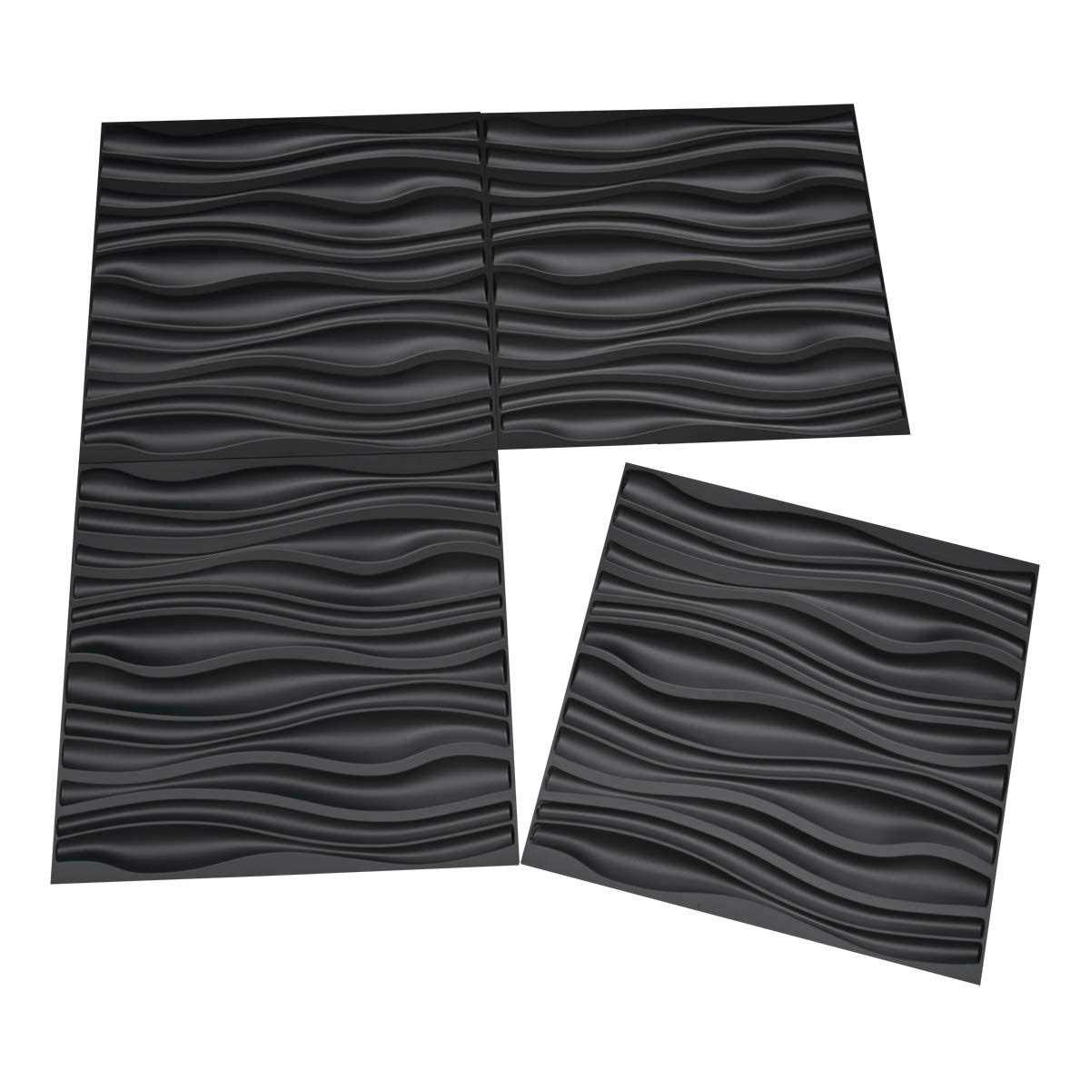 Art3d PVC Wave Board Textured 3D Wall Panels - Cheap Fitting