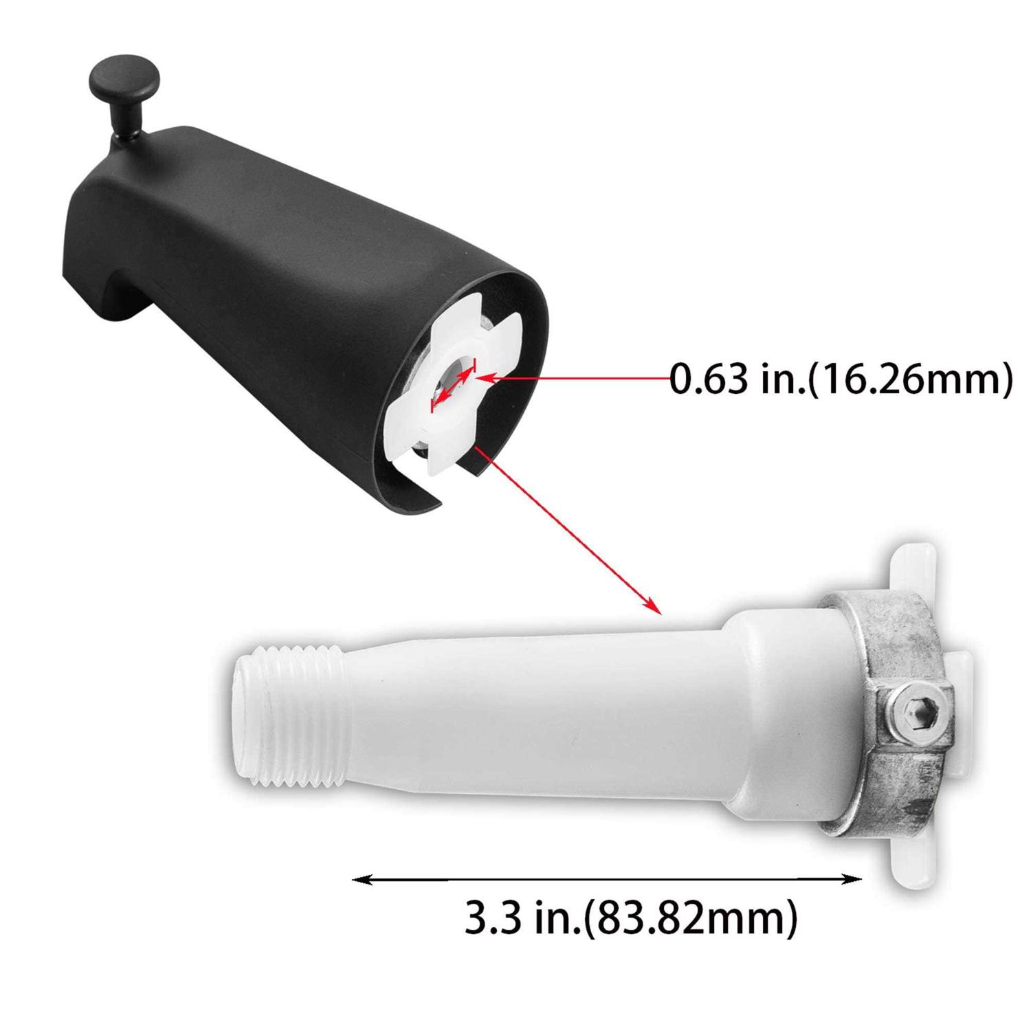 SENTO BETTER HOME BETTER LIFE SENTO Universal Bathroom Tub Spout with Diverter - Cheap Fitting