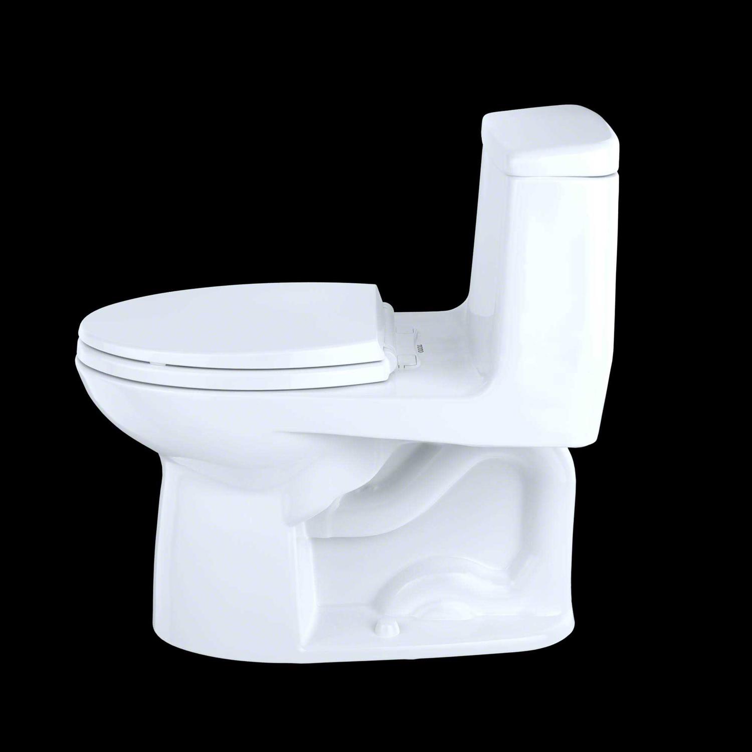 Toto Eco Ultramax One-Piece Elongated 1.28 GPF Toilet with Cefiontect MS854114EG#01 - Cheap Fitting