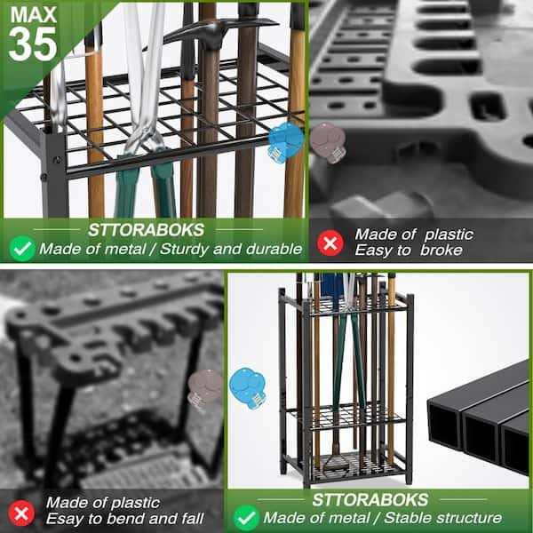 Sttoraboks 3-Tier Garden Tool Organizer for Garage Organization - Cheap Fitting