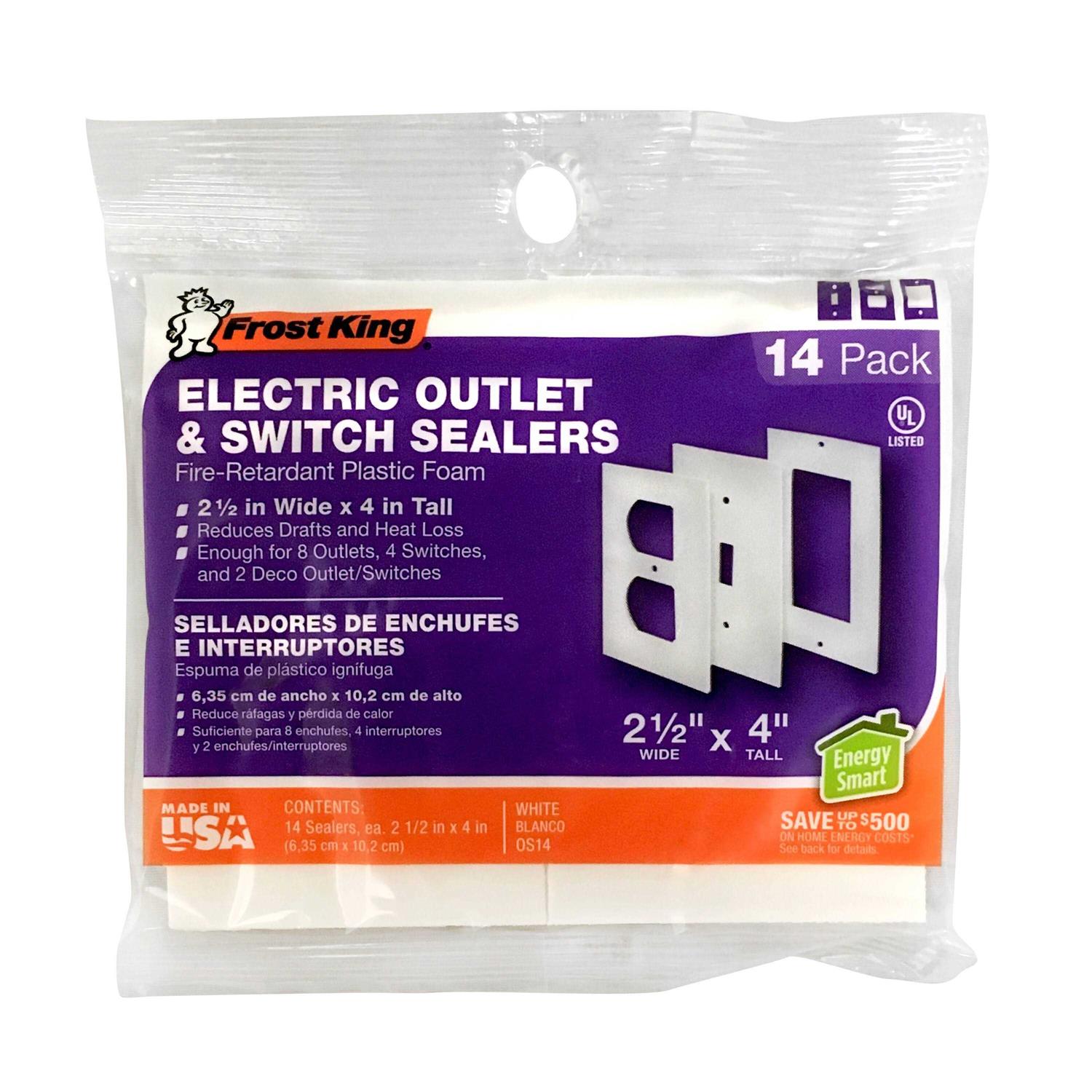 Frost King Electric Outlet Sealers - Cheap Fitting