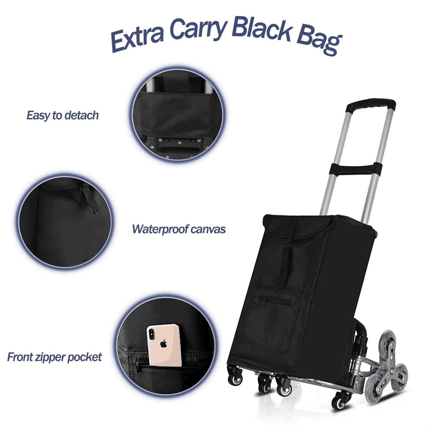 Anmas Home Stair Climbing Hand Truck Heavy-Duty Shopping Cart,Heavy-Duty Hand Truck Portable Folding Cart for Moving with Universal Wheels - Cheap Fitting