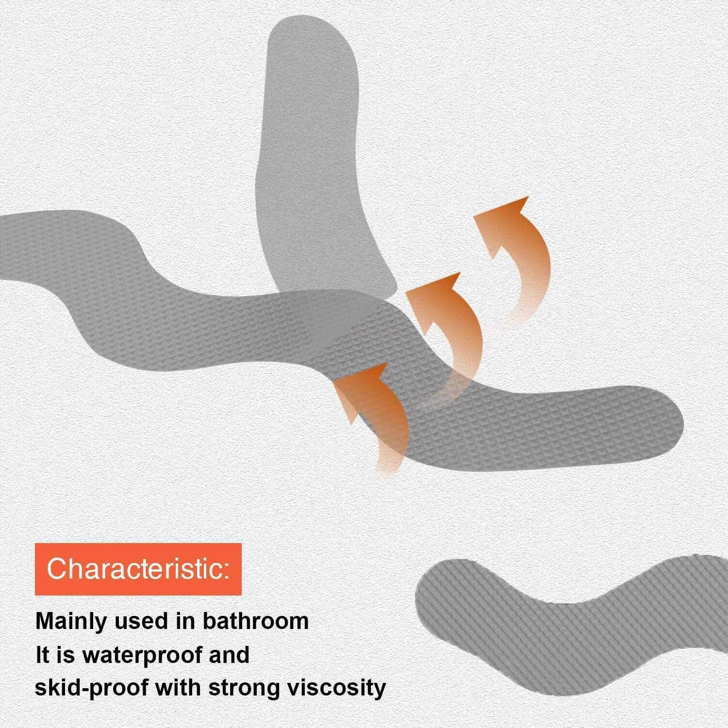 Secopad Patented Anti Slip Shower Stickers 24 PCS Safety Bathtub Strips Adhesive Decals with Premium Scraper for Bath Tub Shower Stairs - Cheap Fitting