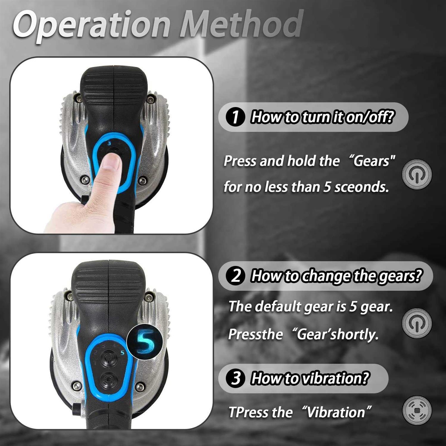 Huzxbw Tile Vibration Machine tool installation Huzxbw tools Automatic Leveling,Tiling Suction Cup 6 Speeds Adjustable 10000mAh 18000r/min - Cheap Fitting