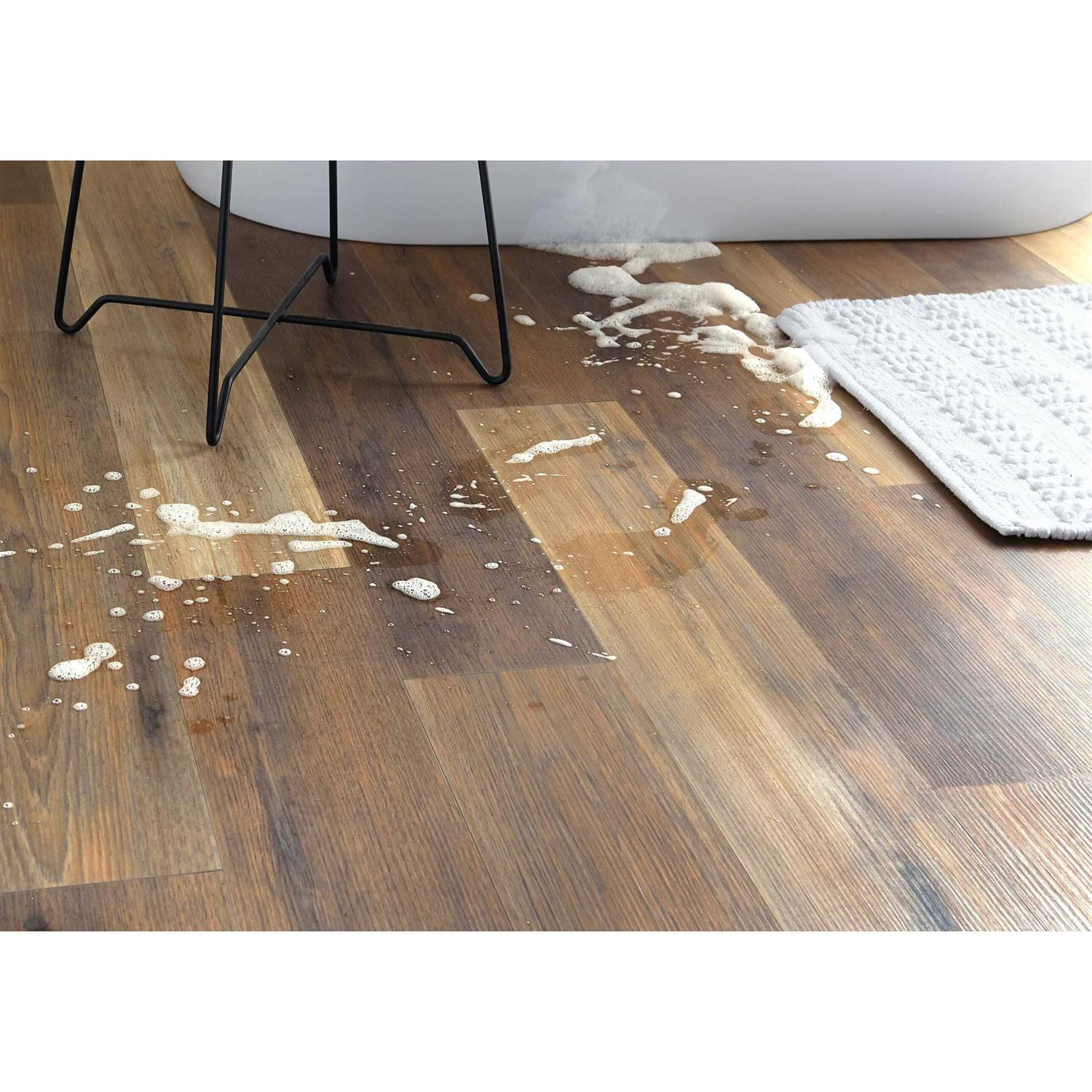 allen + roth Hickory Medley Water Resistant Embossed Wood Plank Laminate Flooring L1003 - Cheap Fitting