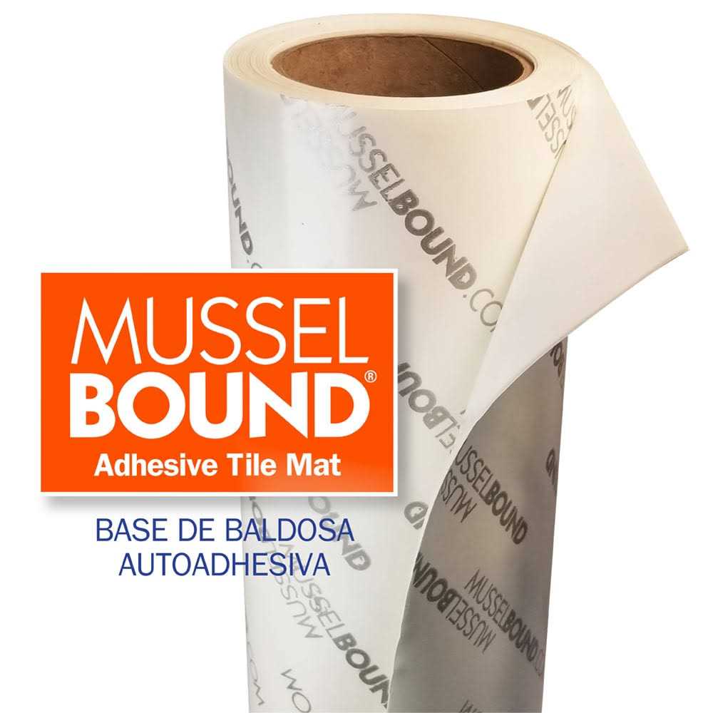 MusselBound 15-sq ft Plastic Waterproofing Tile Membrane Stainless Steel - Cheap Fitting