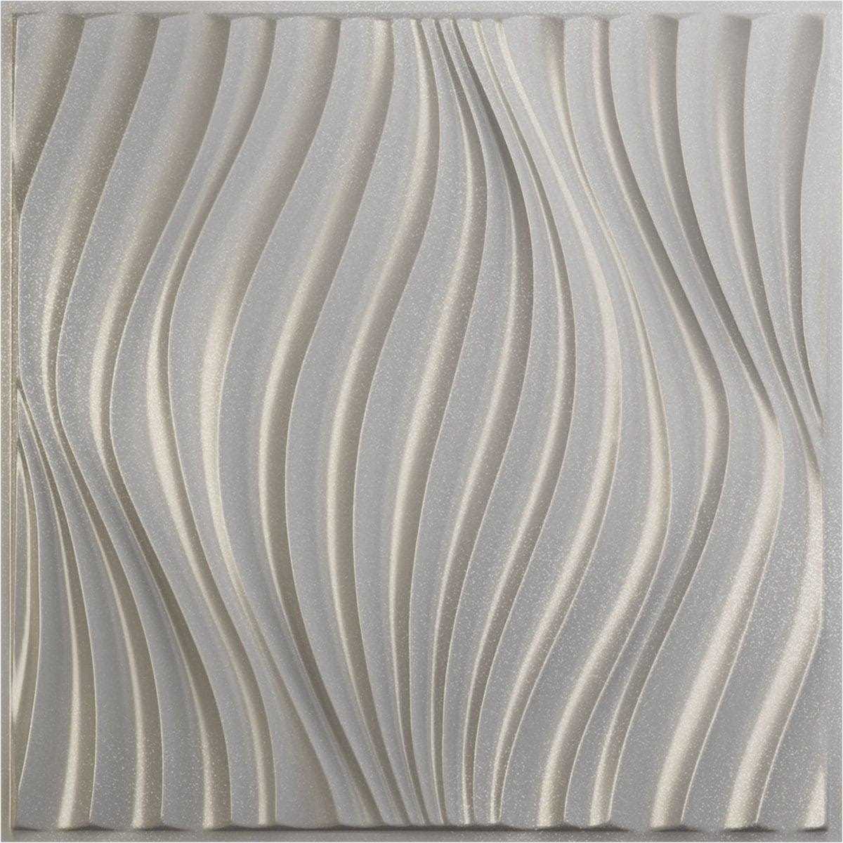 Ekena Millwork 19-5/8W x 19-5/8H Billow EnduraWall Decorative 3D Wall Panel - Cheap Fitting