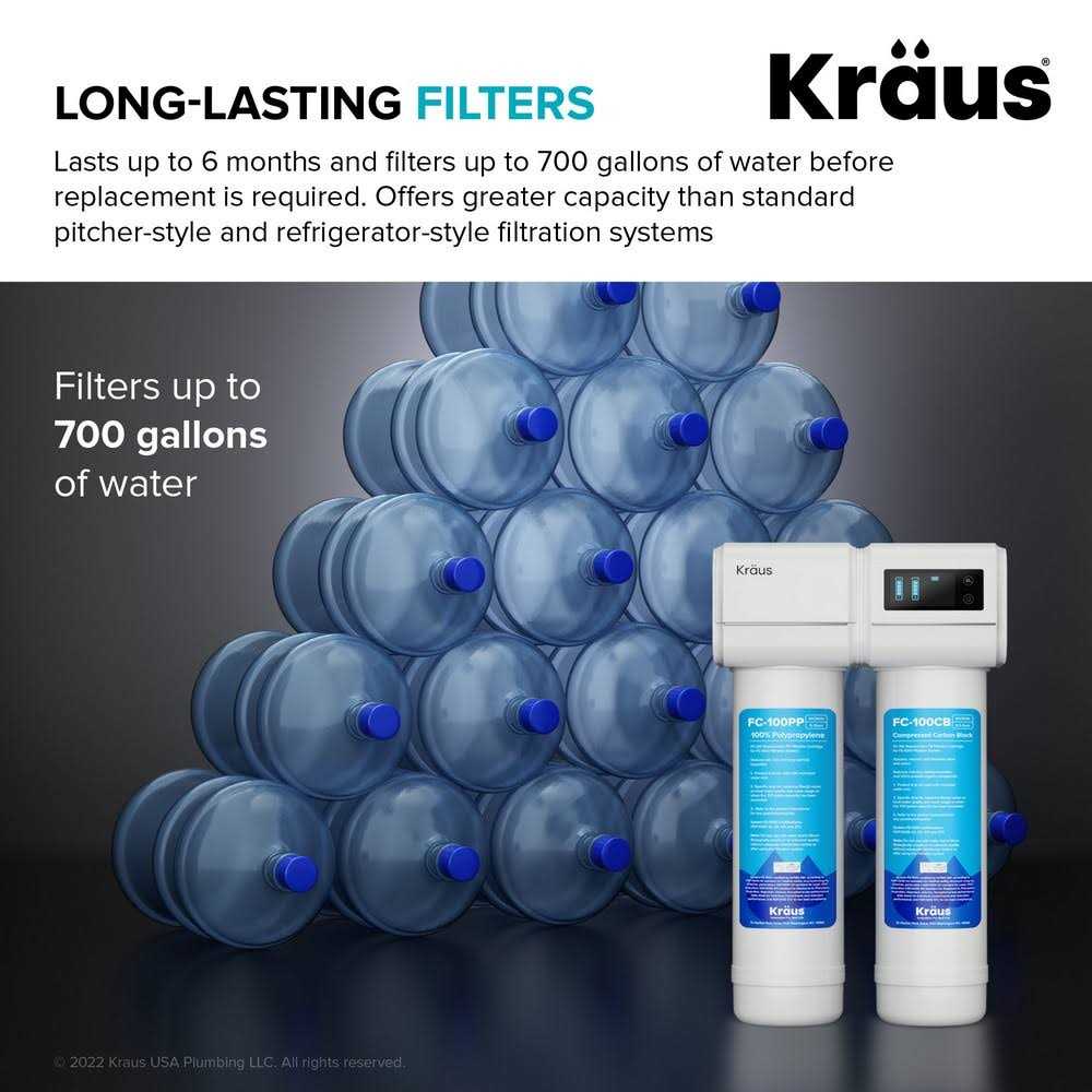 Kraus Bolden 2-in-1 Commercial Style Pull-Down Single Handle Water Filter Kitchen Faucet for Water Filtration System - Cheap Fitting