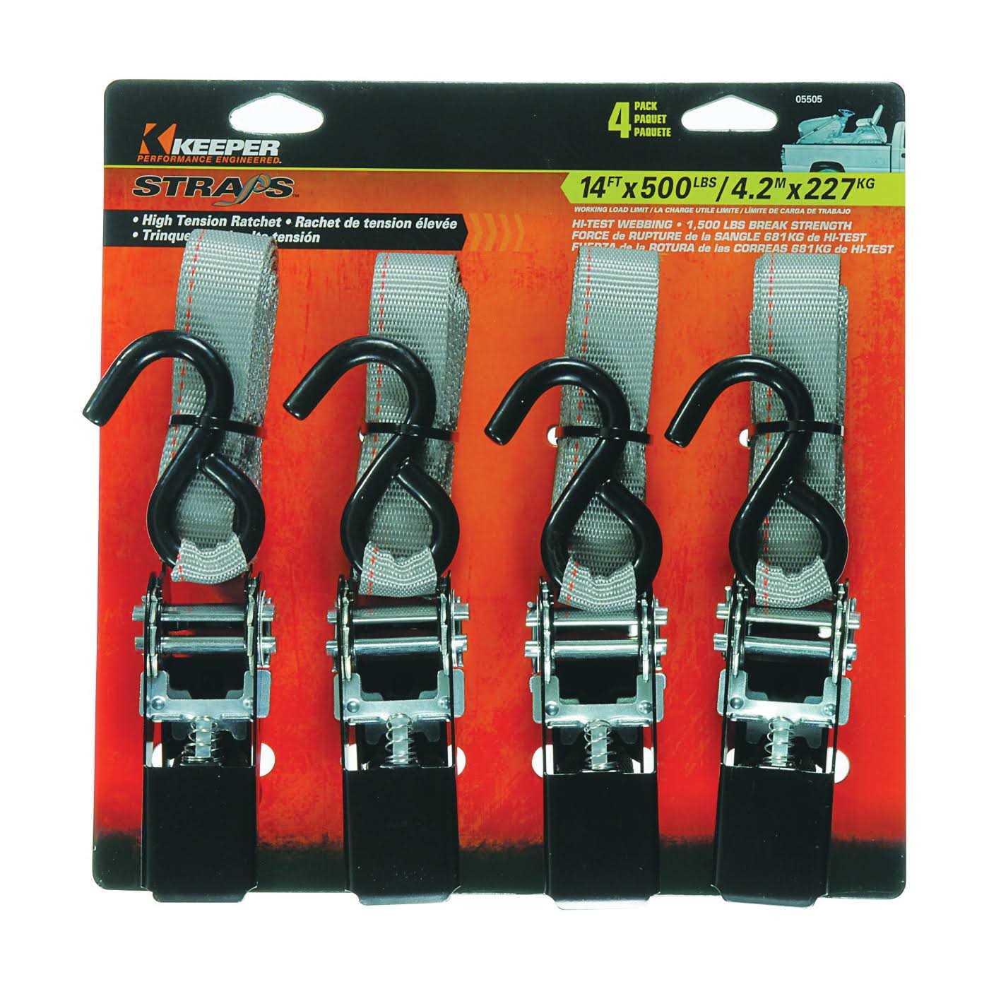 Keeper Ratchet Tie Down 05505 - Cheap Fitting