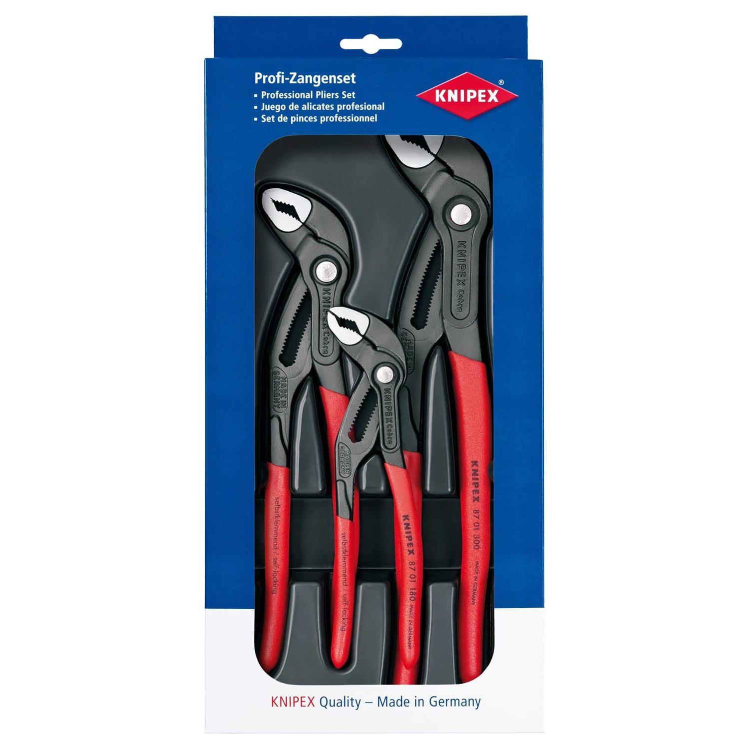 Knipex 00 20 09 V02 Cobra Pliers Set - Cheap Fitting