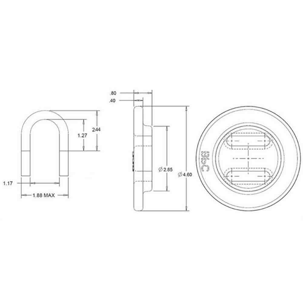 Buyers Products B51 Rotating D-Ring with Bracket - Cheap Fitting